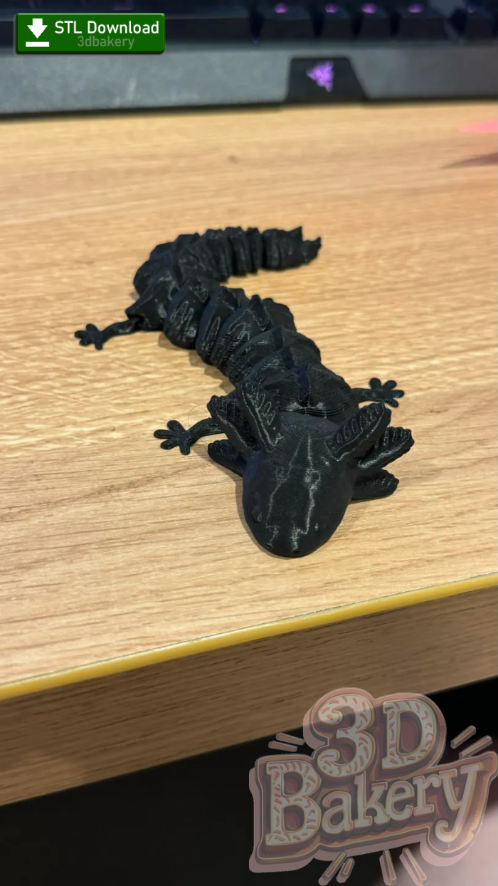 Articulated Axolotl [STL File Download] - Image 2