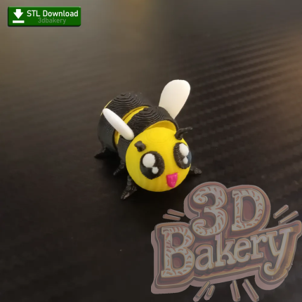 Articulated Cute Bee [STL File Download]