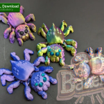 Articulated Jumping Spider [STL File Download]
