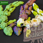 Articulated Lotus Dragon [STL File Download]