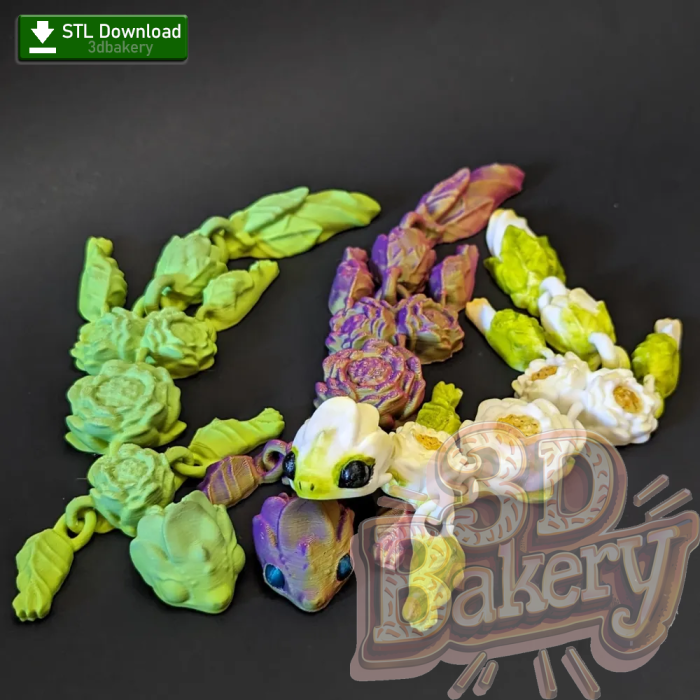 Articulated Lotus Dragon [STL File Download] - Image 2