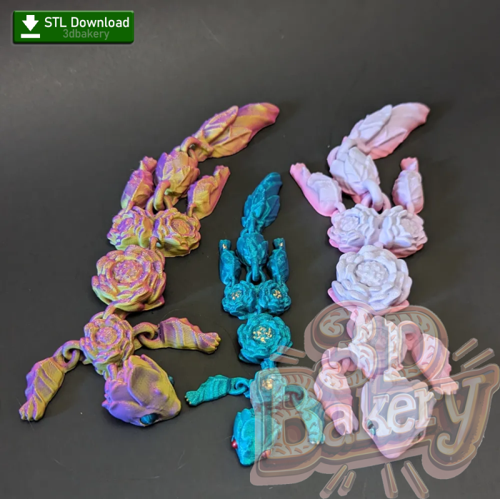 Articulated Lotus Dragon [STL File Download] - Image 3