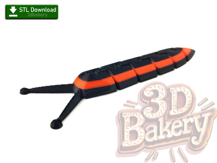 Articulated Slug [STL File Download] - Image 4